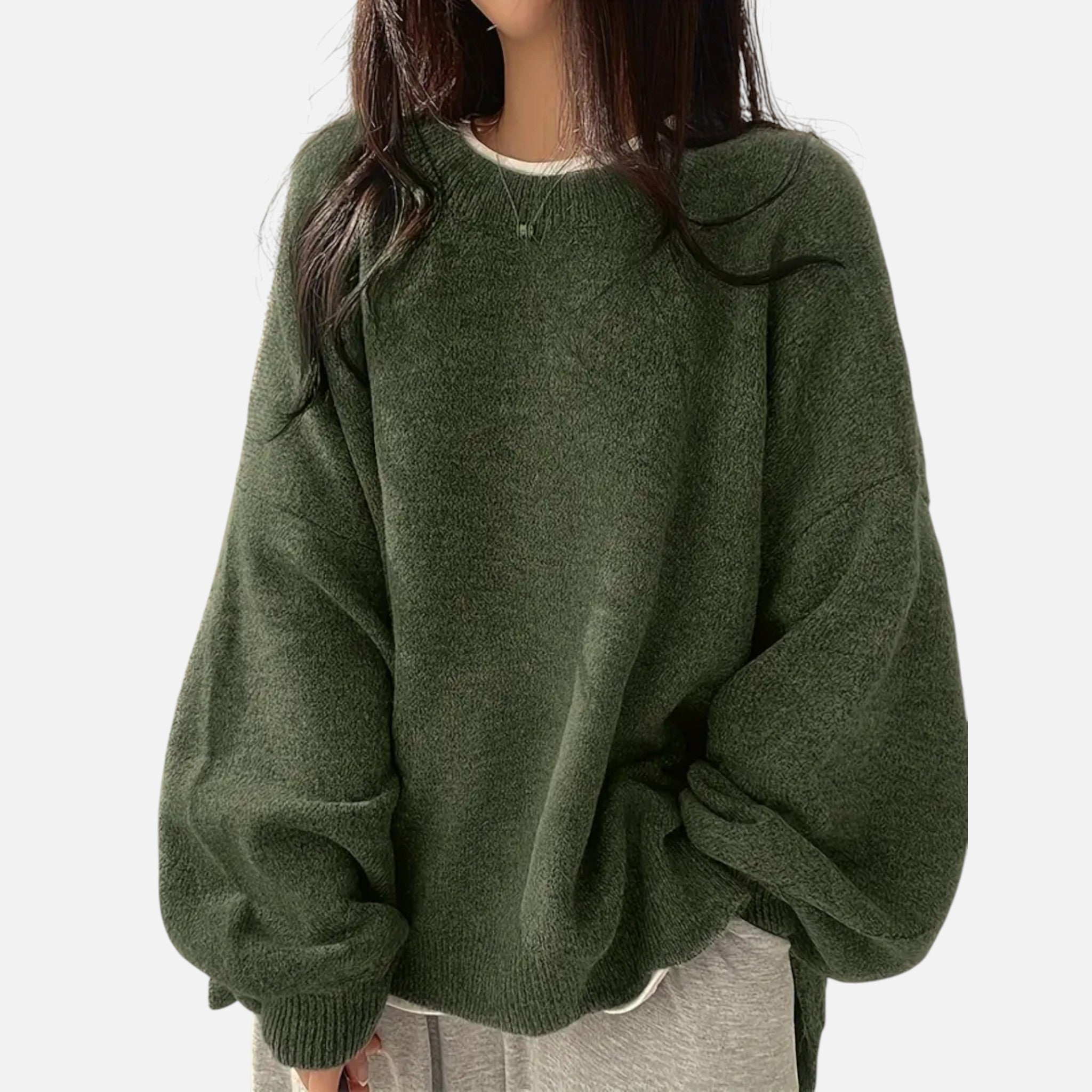 Lanavel | Women’s Classic Crew Neck Knit Sweater