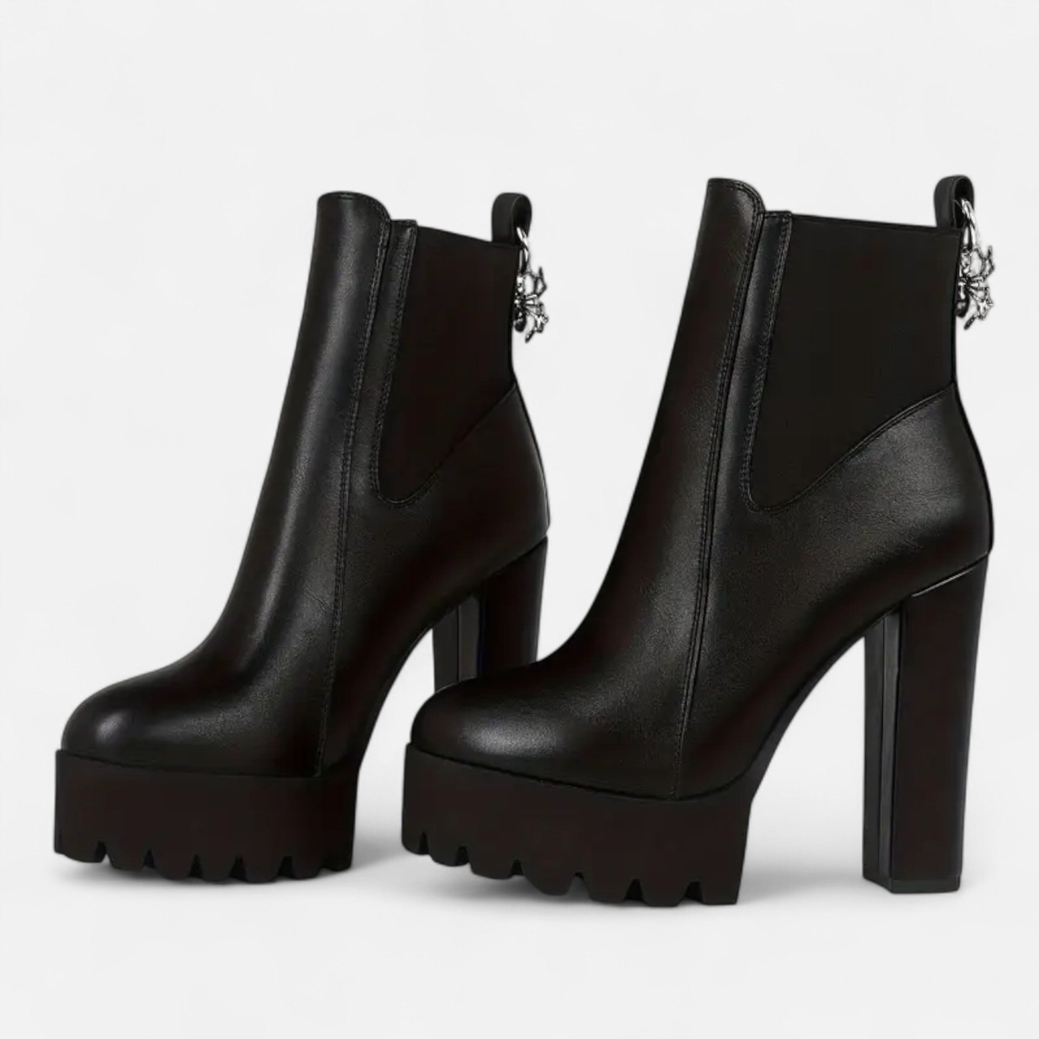 Lanavel | Women’s Platform Chunky Heel Ankle Boots
