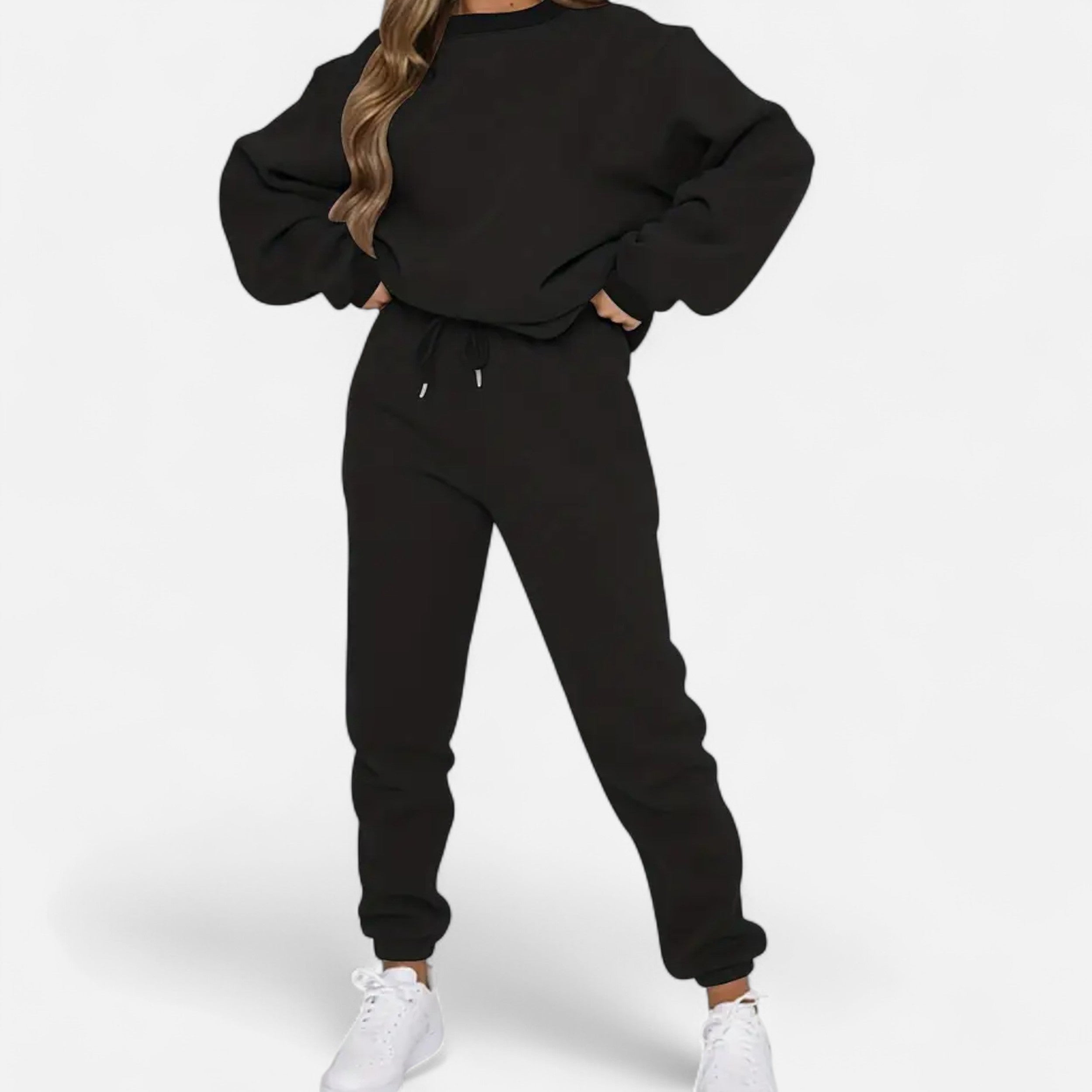 Lanavel | Women’s Casual Two-Piece Pullover & Drawstring Pants Set