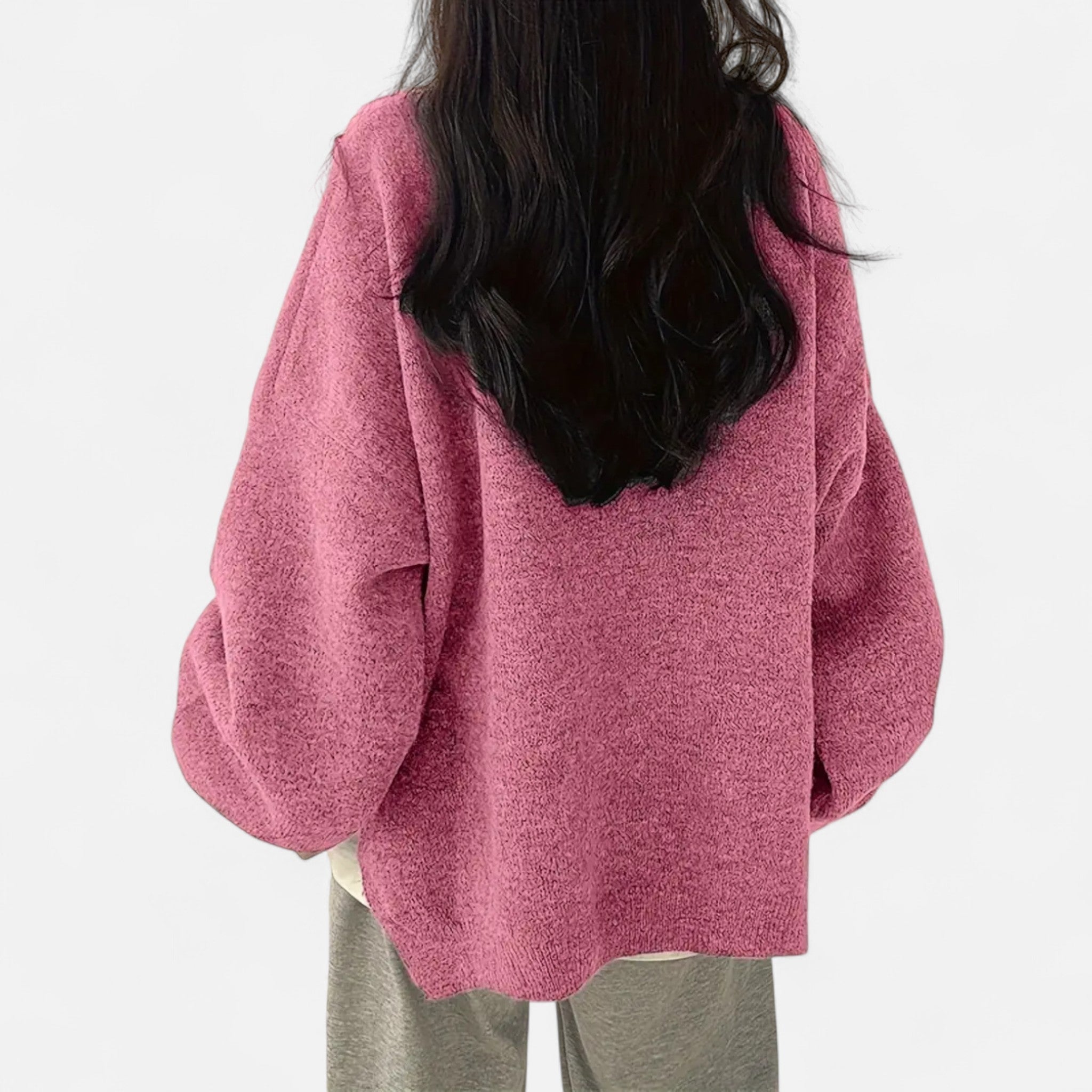 Lanavel | Women’s Classic Crew Neck Knit Sweater