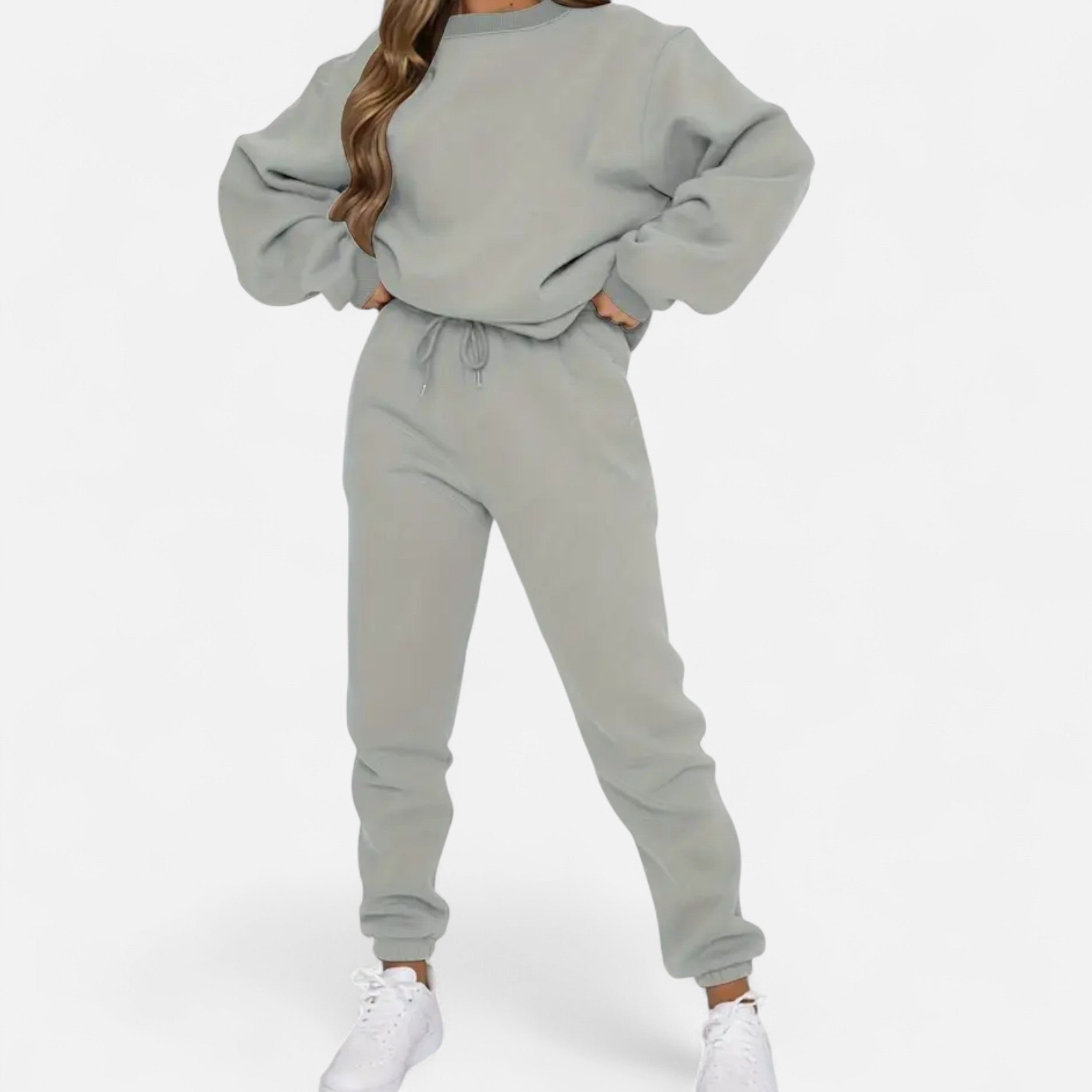 Lanavel | Women’s Casual Two-Piece Pullover & Drawstring Pants Set