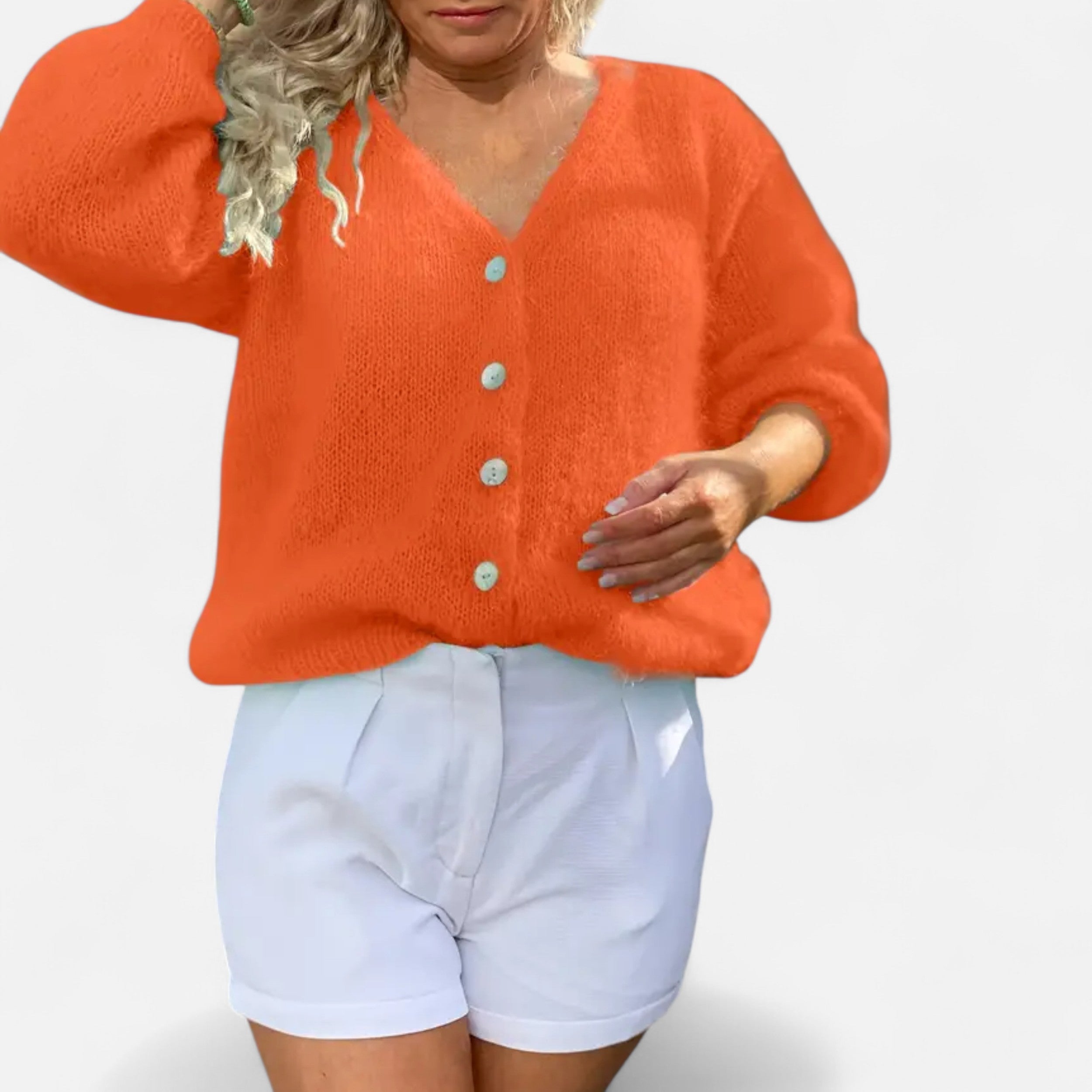 Lanavel | Women’s Spring/Autumn Korean Style Soft Loose Cardigan Sweater