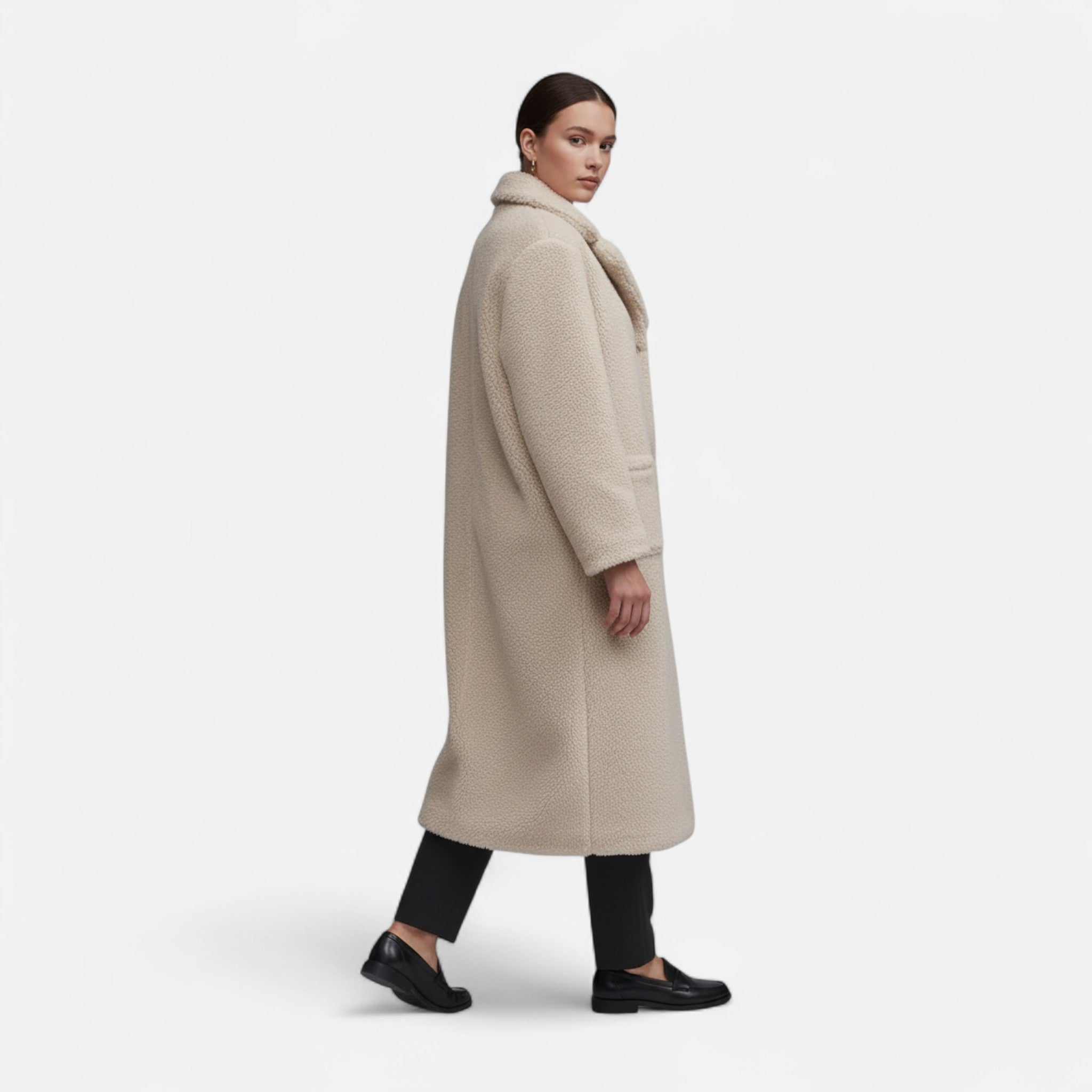 Lanavel | Women’s Elegant Faux Fur Coat