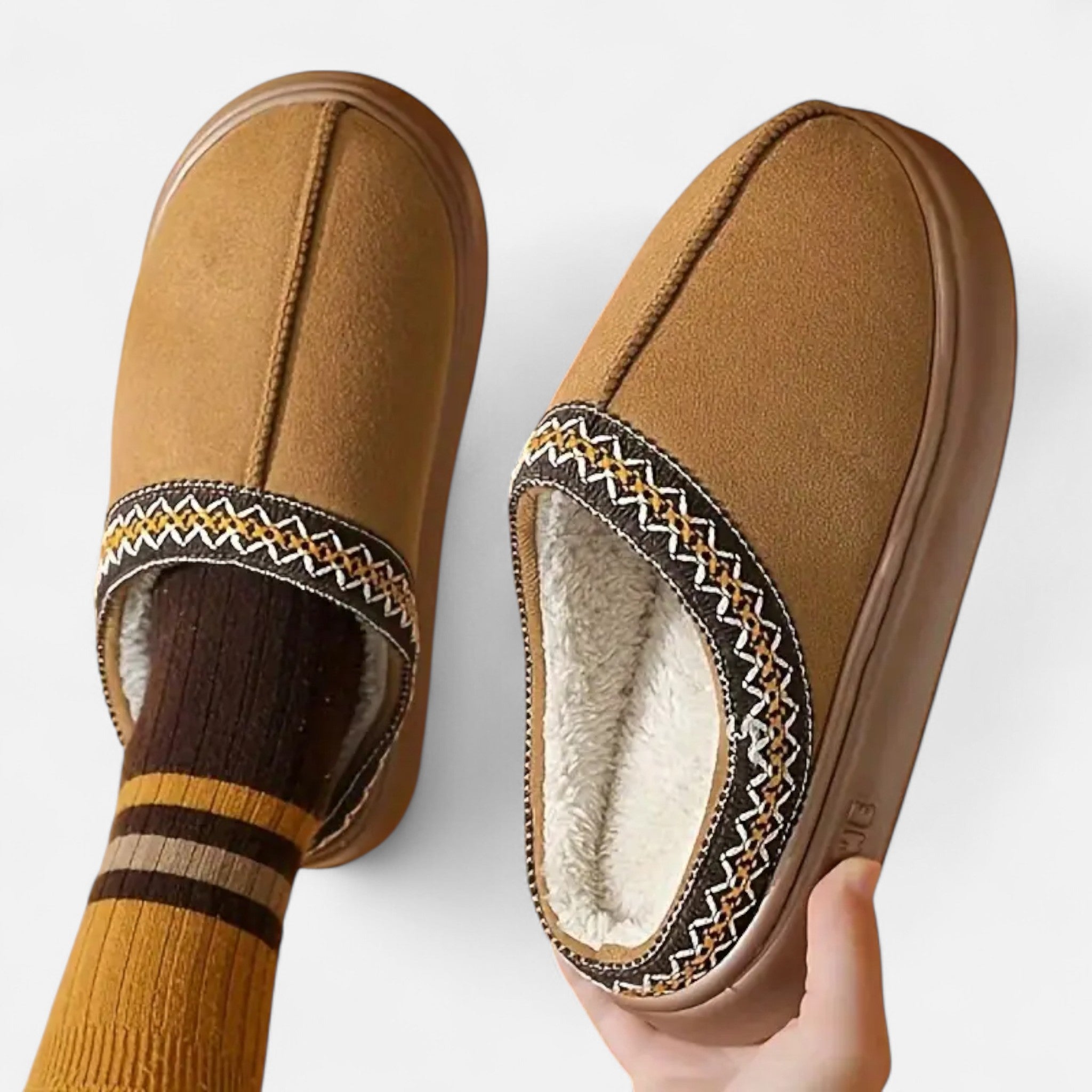 Lanavel | Women’s Elegant Lace-Trimmed Slippers