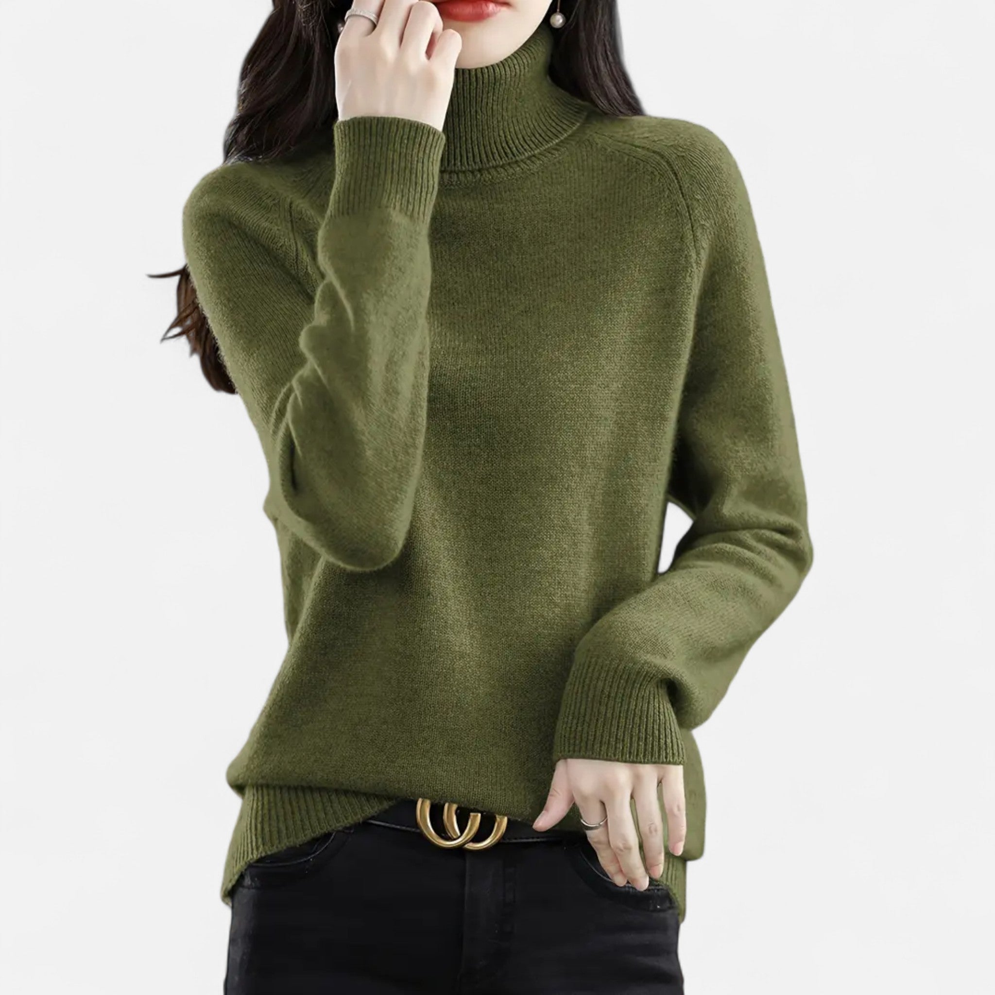 Lanavel | Women’s Classic Turtleneck Knit Sweater