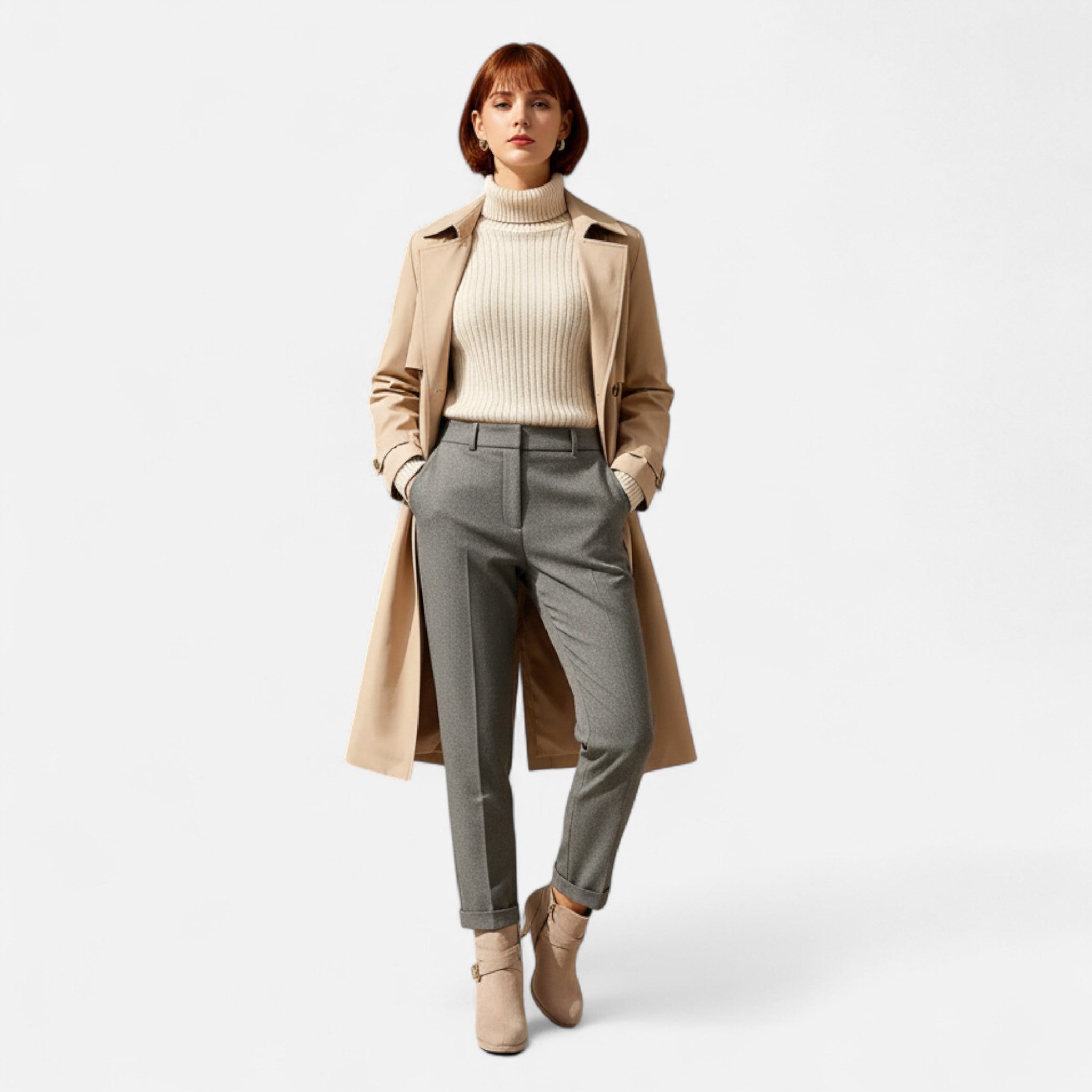 Lanavel | Women’s Platform Chunky Heel Ankle Boots