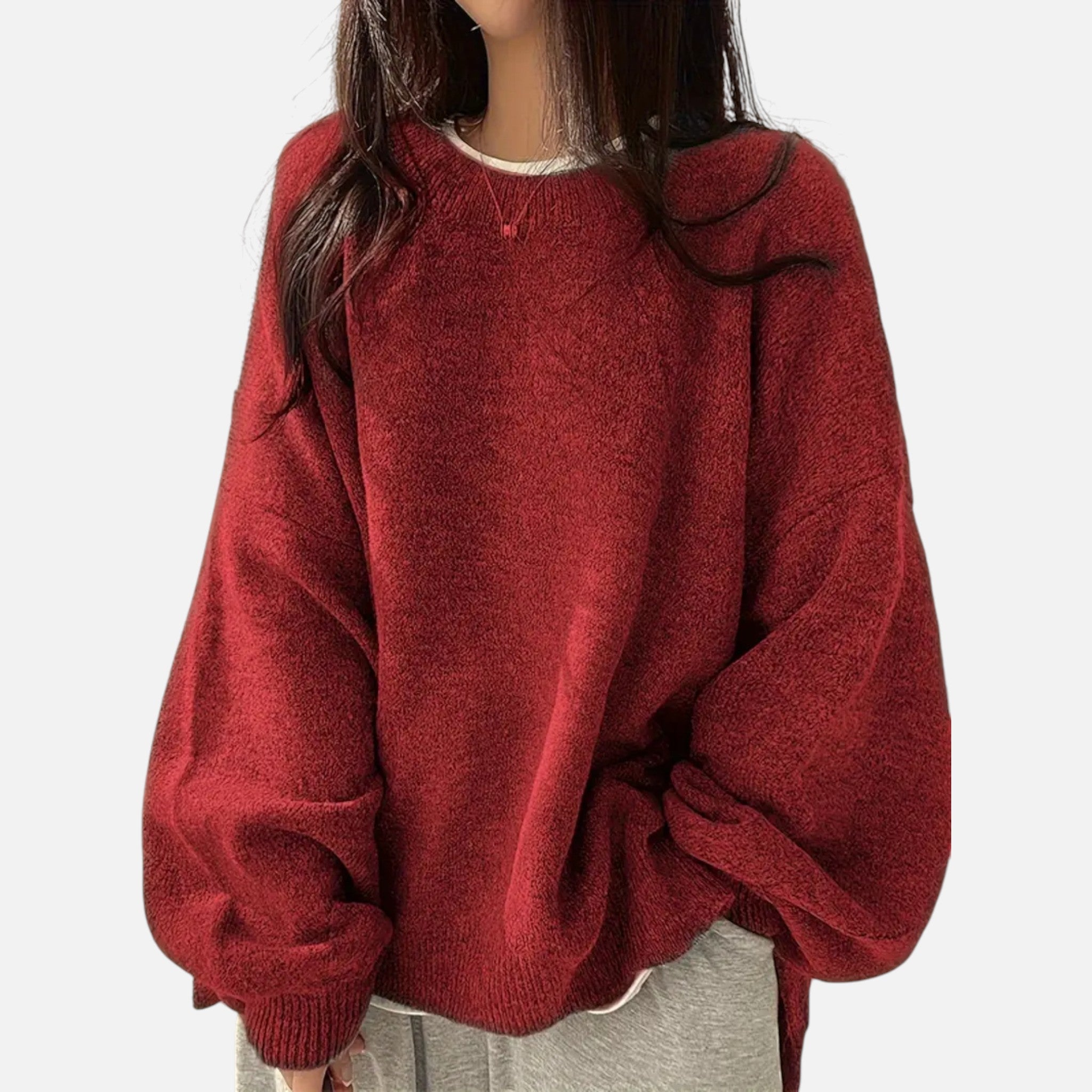 Lanavel | Women’s Classic Crew Neck Knit Sweater