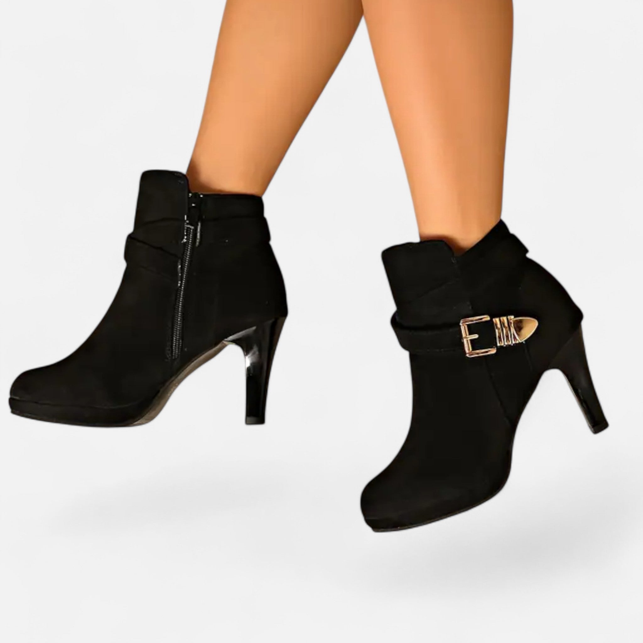 Lanavel | Women’s Platform Chunky Heel Ankle Boots