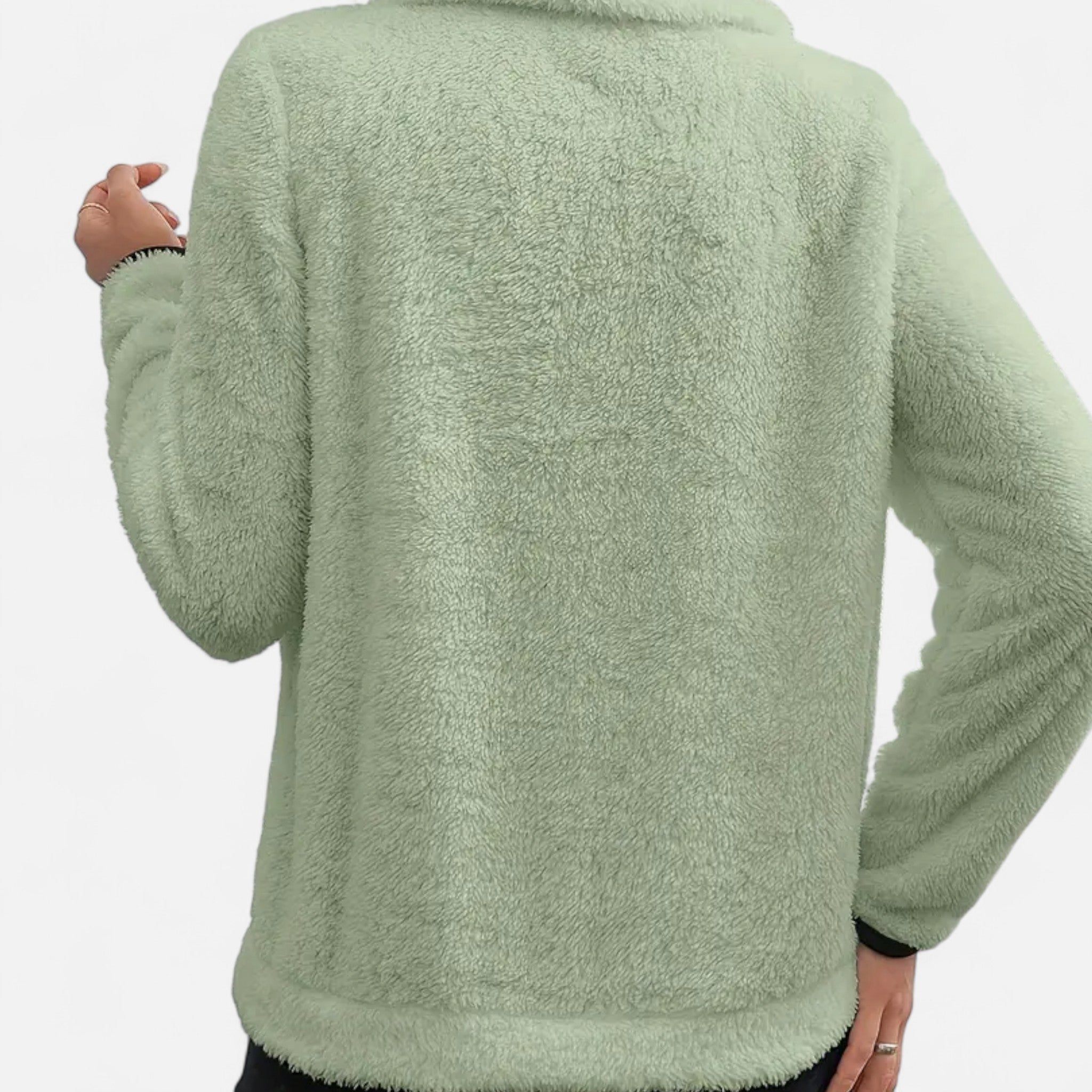 Lanavel | Women’s Autumn-Winter Half Zip Plush Sweatshirt