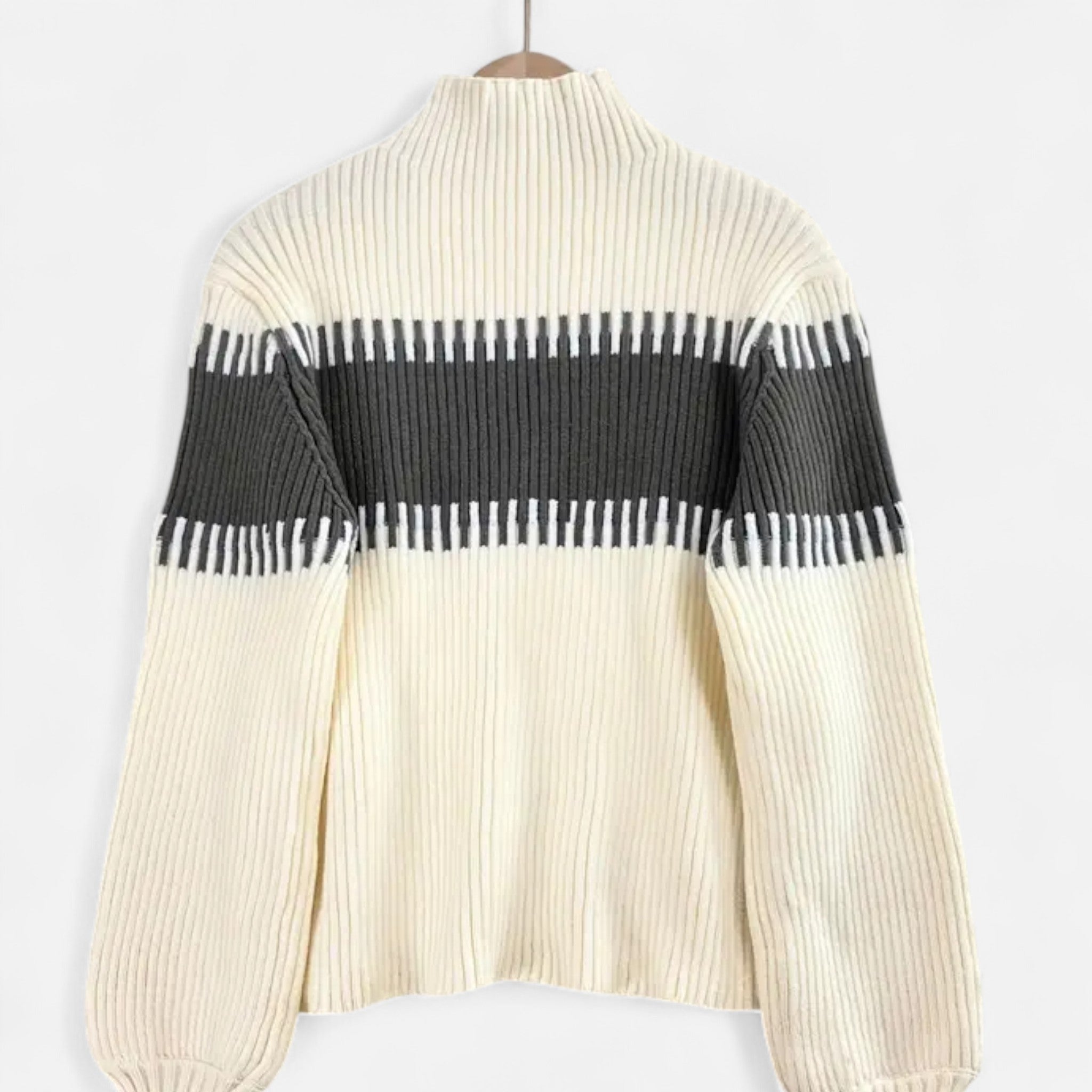 Lanavel | Women’s High Neck Pullover & Skirt Two-Piece Set