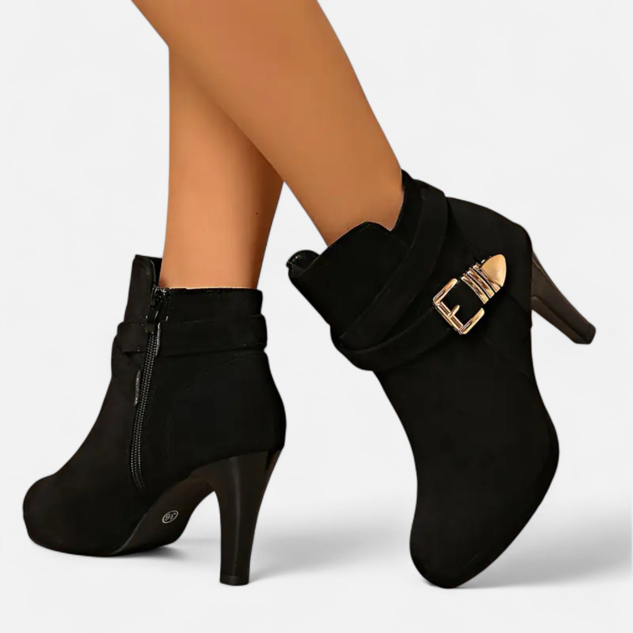 Lanavel | Women’s Platform Chunky Heel Ankle Boots