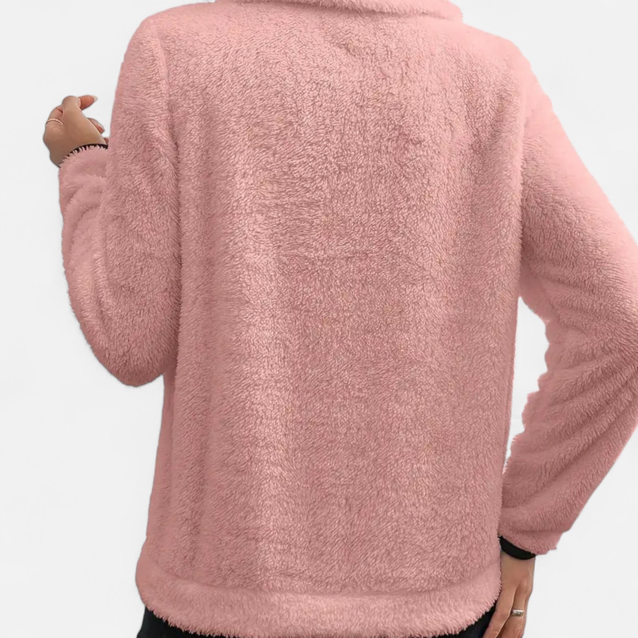 Lanavel | Women’s Autumn-Winter Half Zip Plush Sweatshirt