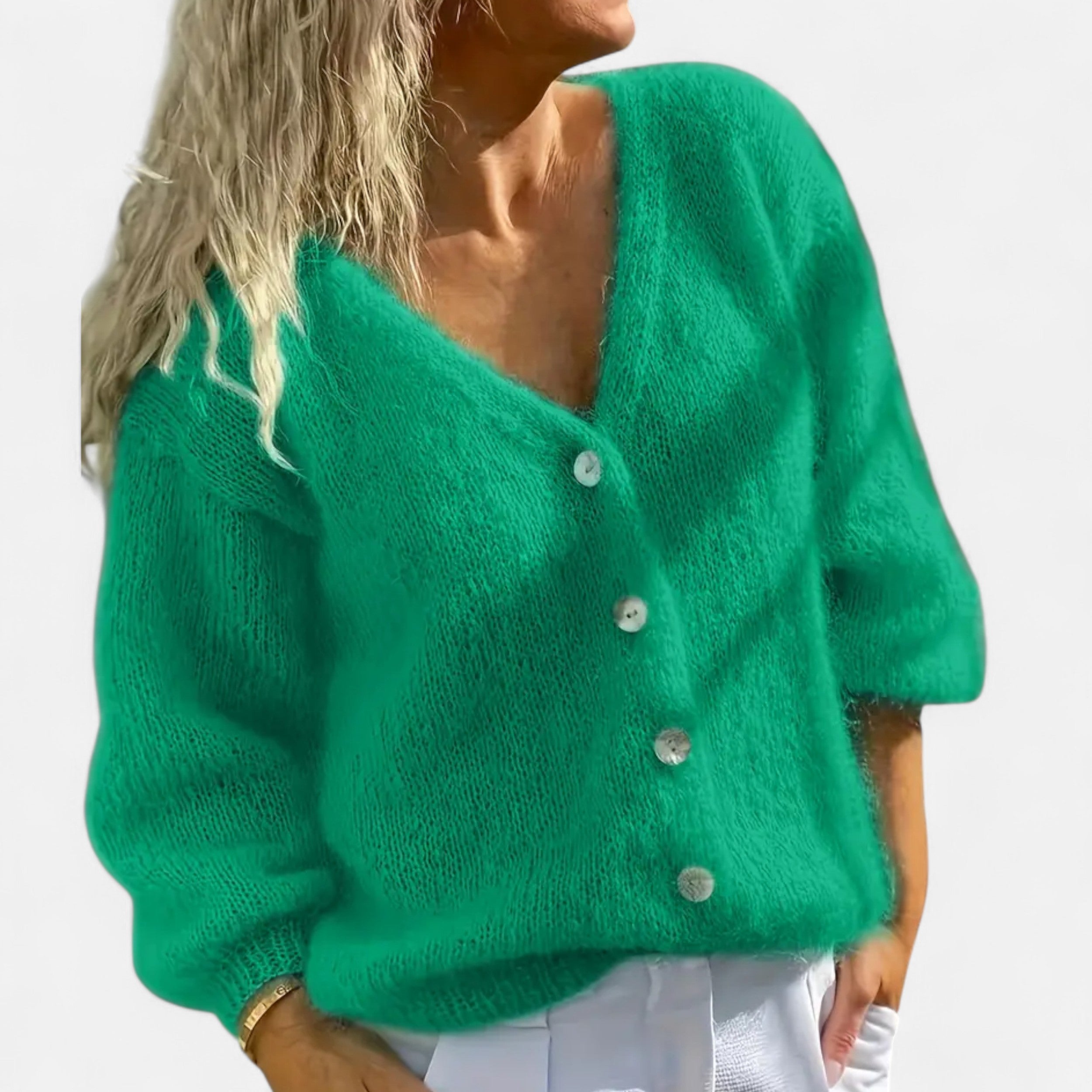 Lanavel | Women’s Spring/Autumn Korean Style Soft Loose Cardigan Sweater