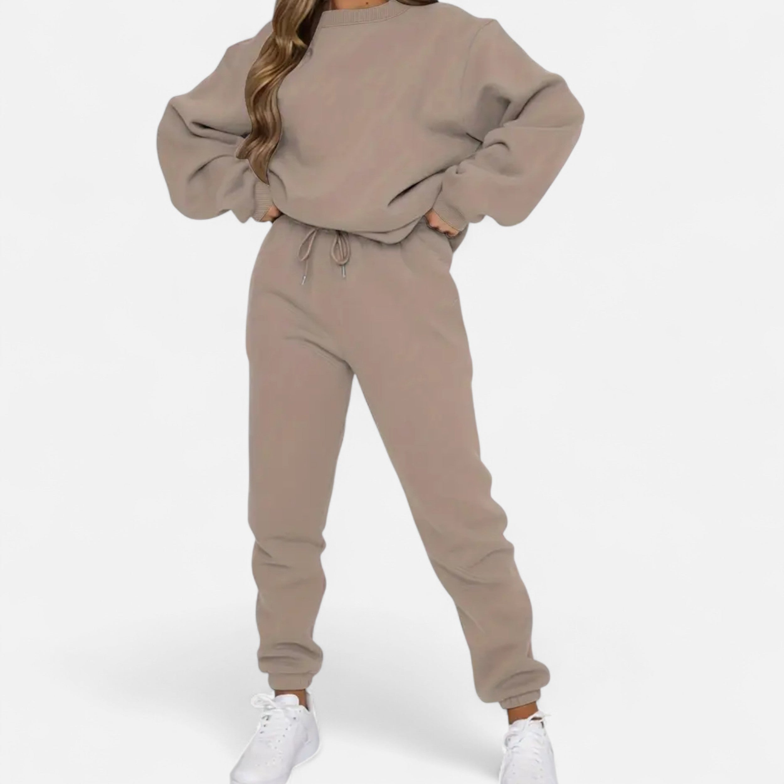 Lanavel | Women’s Casual Two-Piece Pullover & Drawstring Pants Set