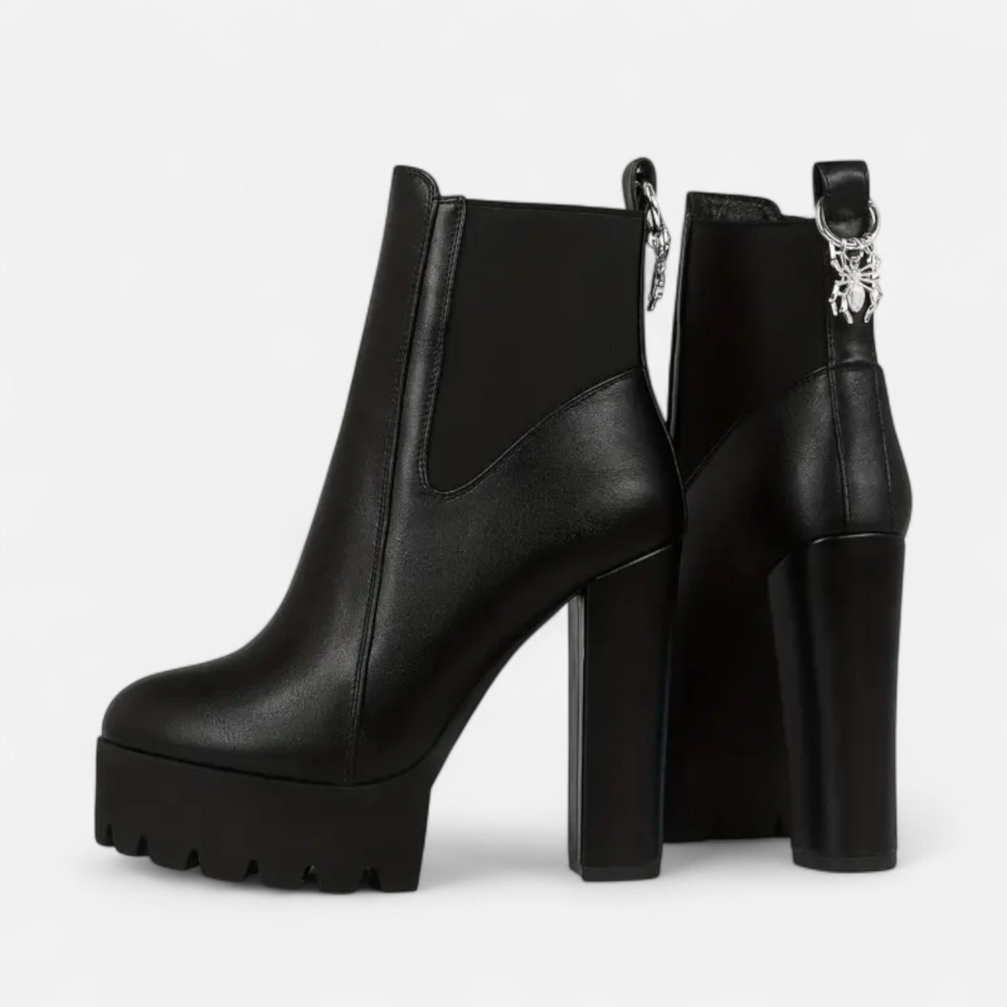 Lanavel | Women’s Platform Chunky Heel Ankle Boots