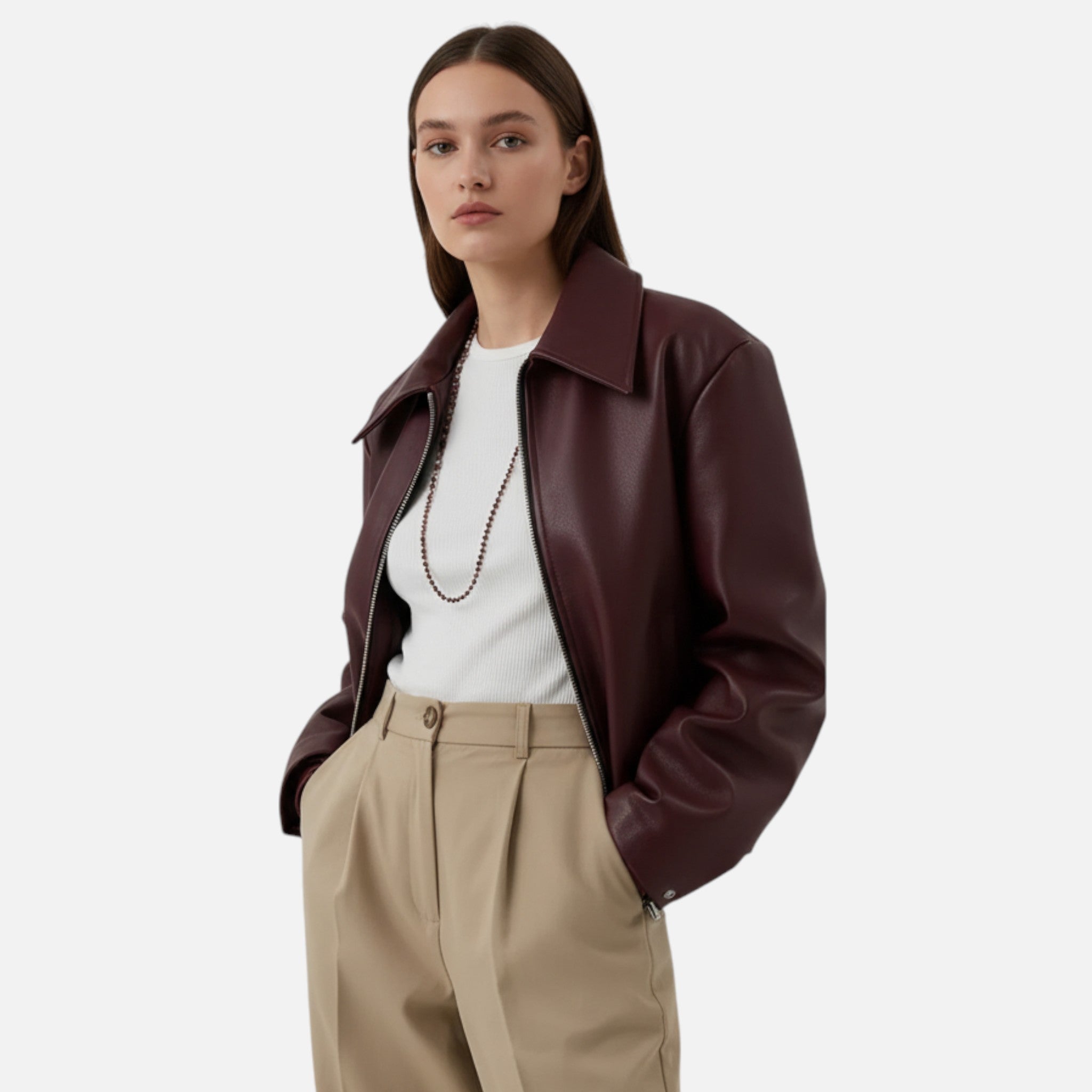 Lanavel | Women’s Retro Motorcycle Jacket