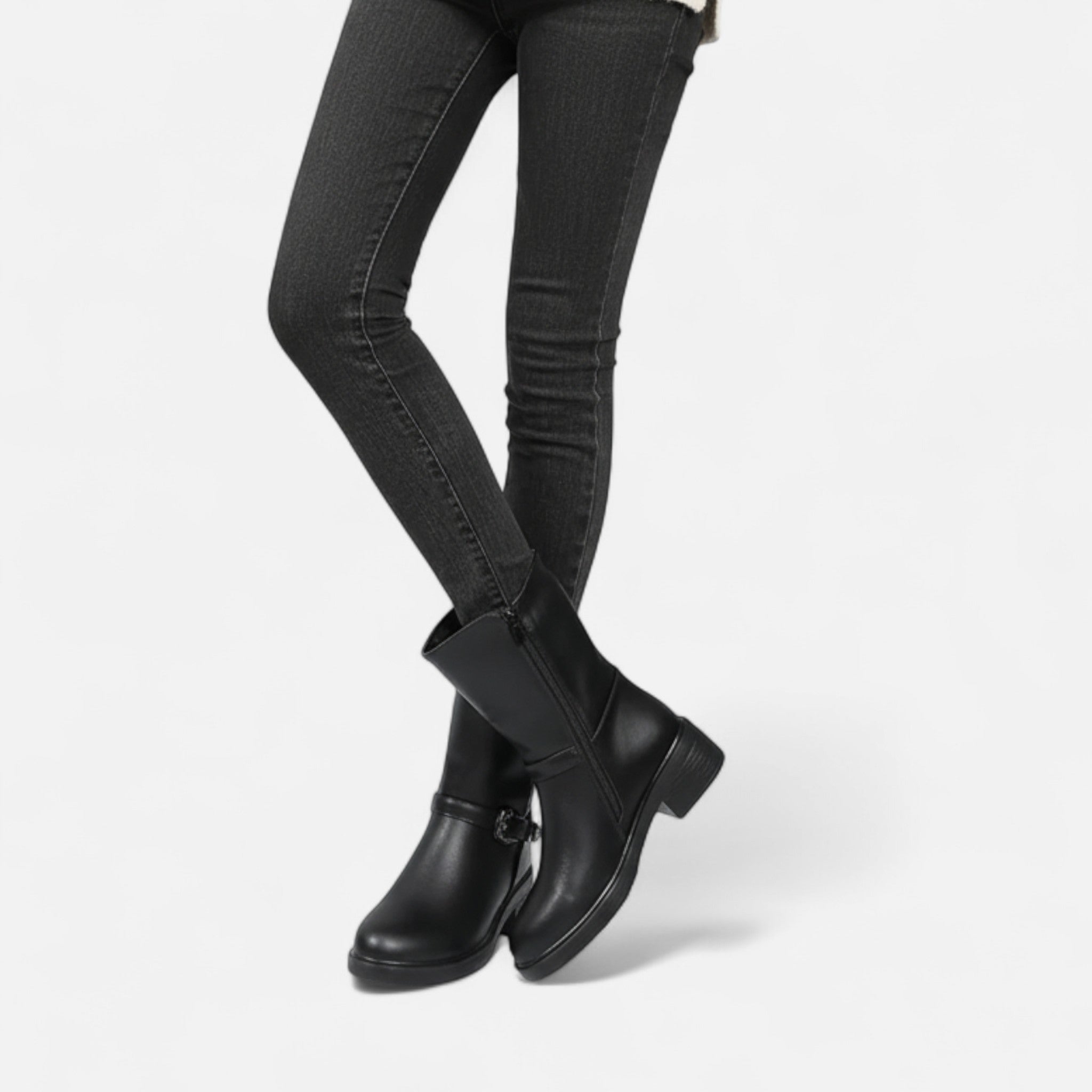 Lanavel | Women’s Fleece-Lined Mid-Calf Winter Boots