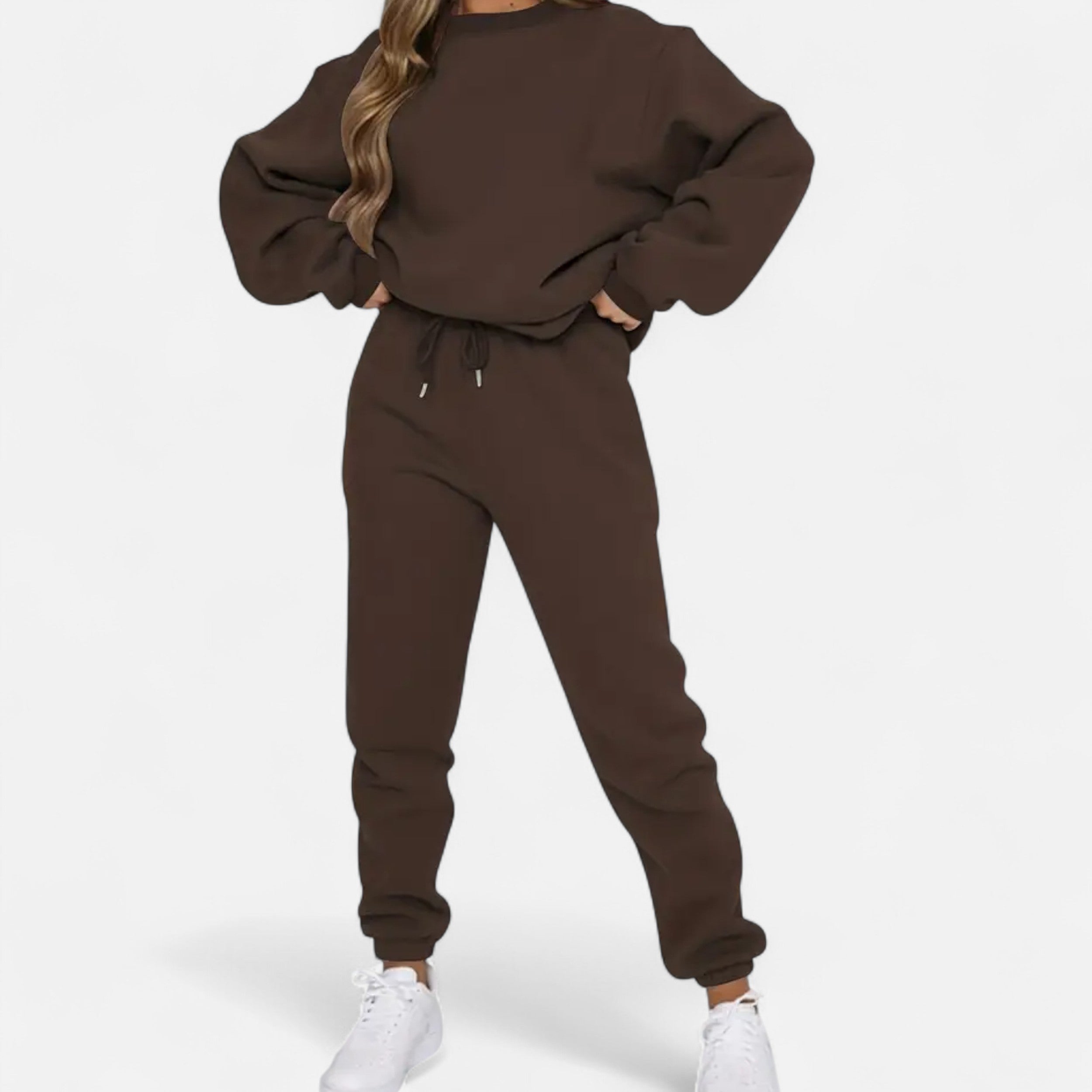 Lanavel | Women’s Casual Two-Piece Pullover & Drawstring Pants Set
