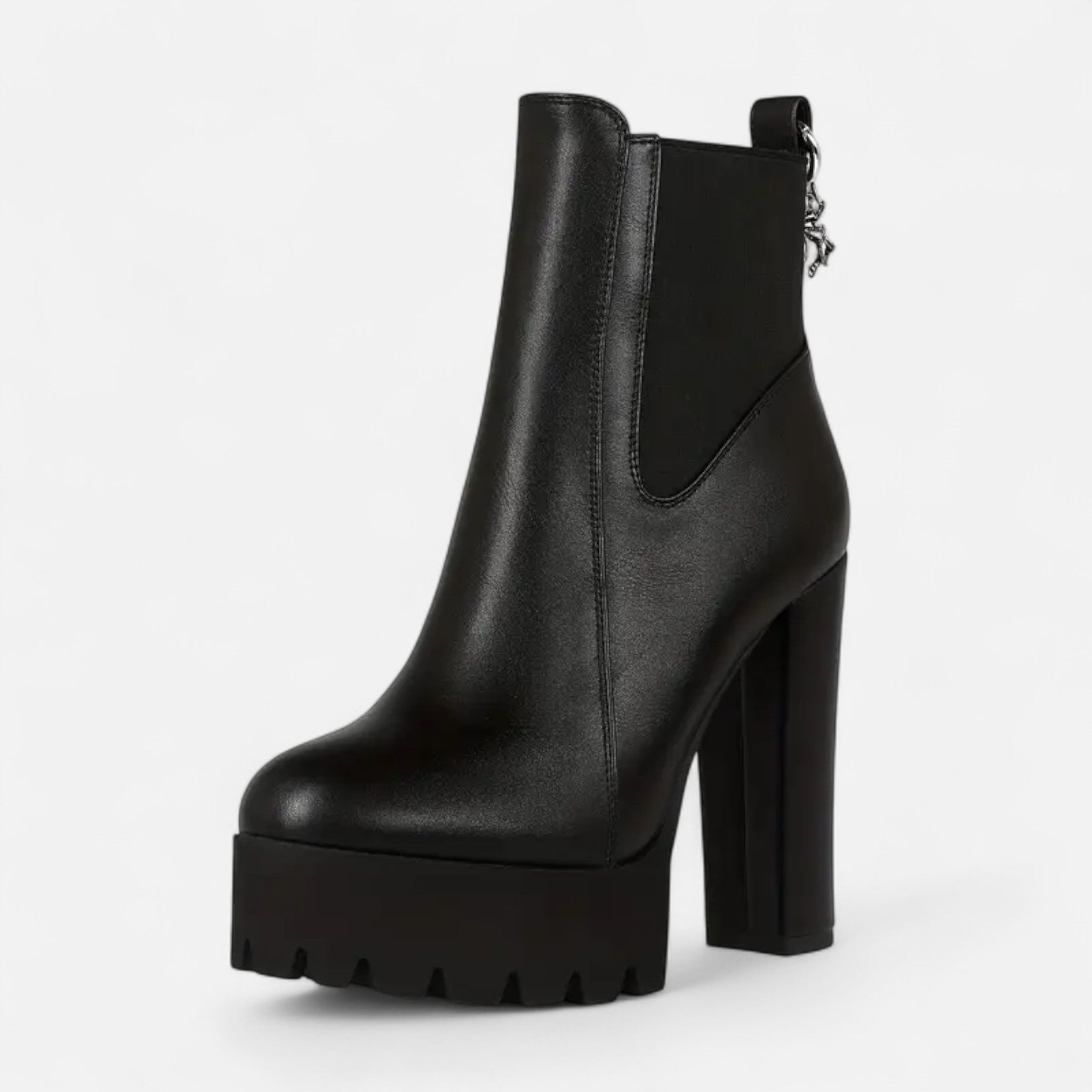 Lanavel | Women’s Platform Chunky Heel Ankle Boots