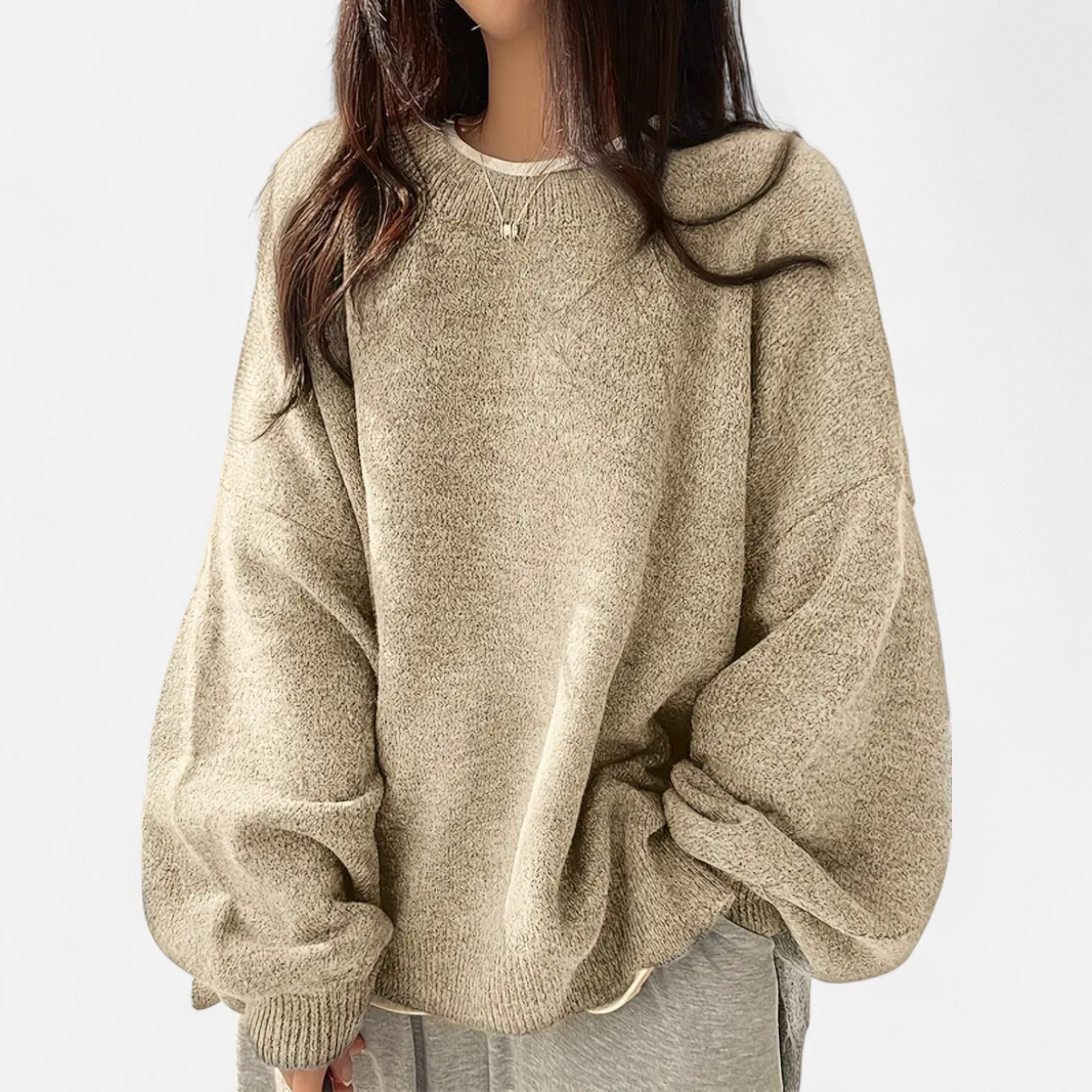 Lanavel | Women’s Classic Crew Neck Knit Sweater